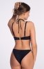 Ava SK 255 Black biustonosz kąpielowy push-up tył